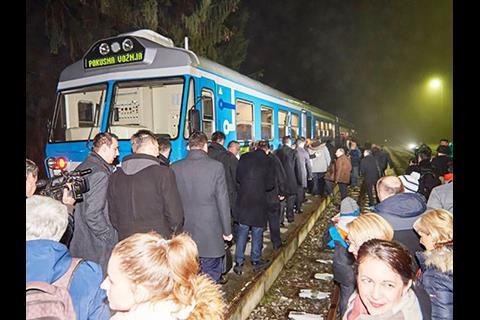 HŽPP has reintroduced services on the 95·9 km Banova Jaruga – Daruvar – Pčelić line (Photo: HŽPP).